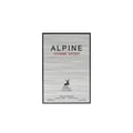Maison Alhambra Alpine Homme Sport By Maison Alhambra Men 100ml — A rectangular perfume box with a silver, textured front featuring the text "ALPINE HOMME SPORT" and a deer logo | Maison Alhambra Alpine Homme Sport By Maison Alhambra Men 100ml — Kotak minyak wangi segi empat dengan bahagian hadapan bertekstur perak