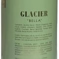 Maison Alhambra Glacier Bella EDP 100ml Women Perfume — Close-up of a light green ribbed metal can with text labels in English and Cyrillic. | Maison Alhambra Glacier Bella EDP 100ml Women Perfume — Close-up pada tin logam berjalur hijau muda dengan label teks dalam bahasa Inggeris dan Cyrillic.