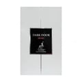 Maison Alhambra Dark Door Sport Men 100ml EDP — A white box with a black square label in the center featuring the text "DARK DOOR SPORT" and a silver deer illustration, with "MAISON ALHAMBRA" below. | Maison Alhambra Dark Door Sport Men 100ml EDP — Kotak putih dengan label segi empat hitam di tengah memaparkan teks
